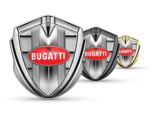 Bugatti Emblem Metall Abzeichen Tuning Look Glänzend Detail